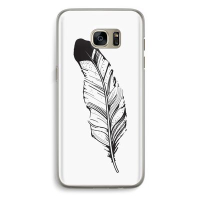 Pluim: Samsung Galaxy S7 Edge Transparant Hoesje