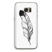 Pluim: Samsung Galaxy S7 Edge Transparant Hoesje