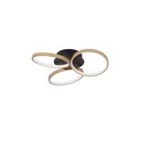 Lyora Design plafondlampElize zwart met goud Ø 55cm - 9248112