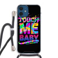 Touch Me: iPhone 12 Transparant Hoesje met koord