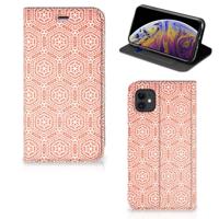 Apple iPhone 11 | Hoesje met Magneet | Pattern Orange