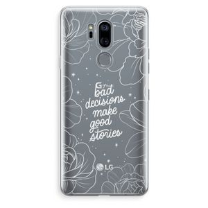 Good stories: LG G7 Thinq Transparant Hoesje