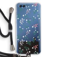 Small white flowers: Honor 10 Transparant Hoesje met koord