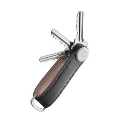 Orbitkey 2.0 Leather - Sleutelhanger - Charcoal/Grey