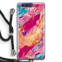 Pastel Echoes: Honor 9 Transparant Hoesje met koord