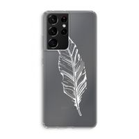 Pluim: Samsung Galaxy S21 Ultra Transparant Hoesje