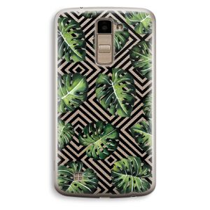 Geometrische jungle: LG K10 (2016) Transparant Hoesje