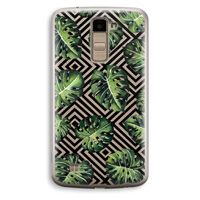 Geometrische jungle: LG K10 (2016) Transparant Hoesje