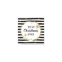 Duni servetten best xmas ever 33x33cm