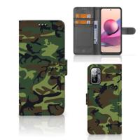 Xiaomi Redmi Note 10/10T 5G | Poco M3 Pro | Telefoon Hoesje | Army Dark