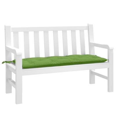 VidaXL Tuinbankkussen 120x50x7 cm stof gemêleerd groen
