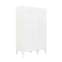 Bopita 3-deurskast Locker Wit - thumbnail
