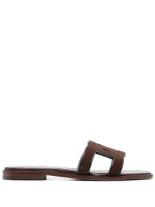 Tod's sandales en daim - Marron