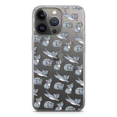 Poezen: iPhone 13 Pro Transparant Hoesje