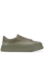 Jil Sander baskets à plateforme - Vert - thumbnail