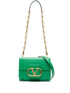 Valentino Garavani sac à bandoulière à détail VLOGO - Vert