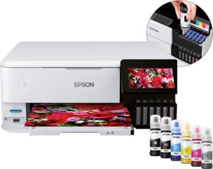 Epson EcoTank ET-8500 Multifunctionele inkjetprinter A4 Printen, Scannen, Kopiëren Duplex, LAN, USB, WiFi, Inktbijvulsysteem