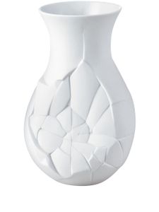 Rosenthal vase en porcelaine à effet brisé - Blanc