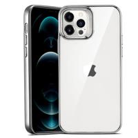 iPhone 12 Pro Max Halo Clear Case - Silver