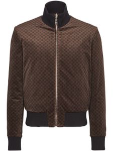 Balmain veste bomber réversible à motif monogrammé - Marron