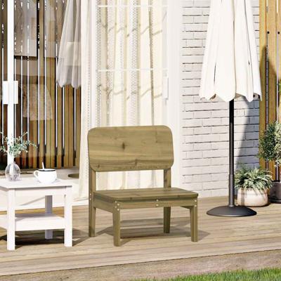 Tuinstoel 60x52,5x72 cm gempregneerd grenenhout