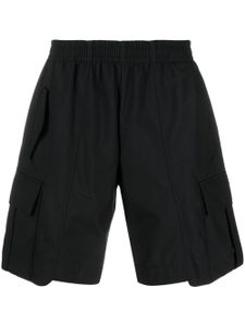 STYLAND x notRainProof elasticated-waistband cargo shorts - Noir