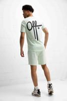 Off The Pitch Fullstop Slim Fit Zomerset Heren Mintgroen - Maat XS - Kleur: Mint | Soccerfanshop - thumbnail