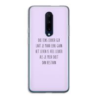 Gek: OnePlus 7 Pro Transparant Hoesje