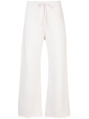 Nili Lotan pantalon de jogging crop - Blanc