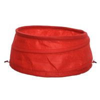 Polyester kerstboomrok rood 68 cm    -