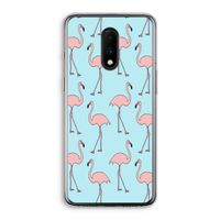 Anything Flamingoes: OnePlus 7 Transparant Hoesje