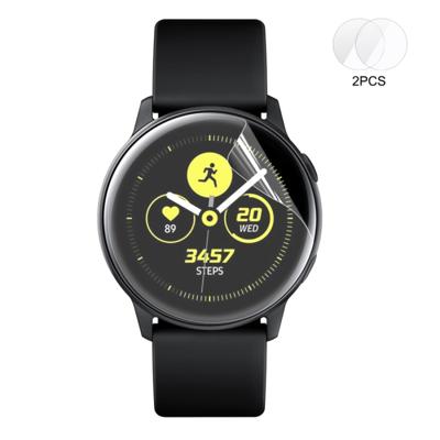 2 stuks DIDIT Hat-Prins TPU film scherm beschermer voor Samsung Galaxy Watch Active