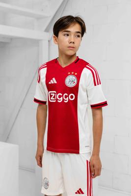 Ajax Shirt Thuis Junior 2025/2026 - Maat 128 - Kleur: RoodWit | Soccerfanshop
