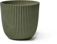 Capi groove bol bloempot 28x27 cm groen