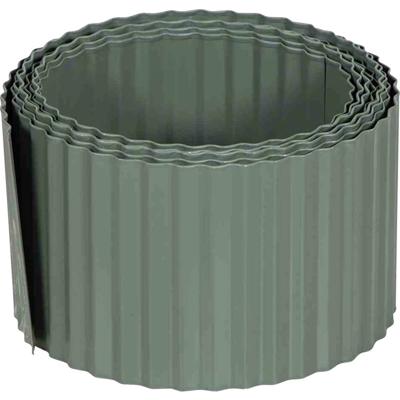 Siena Garden 557097 Gazonrand van metaal, groen 6 m x 150 mm, groen 1 stuk(s)