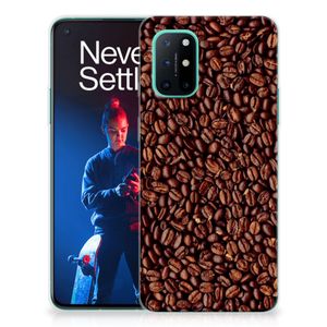 OnePlus 8T Siliconen Case Koffiebonen