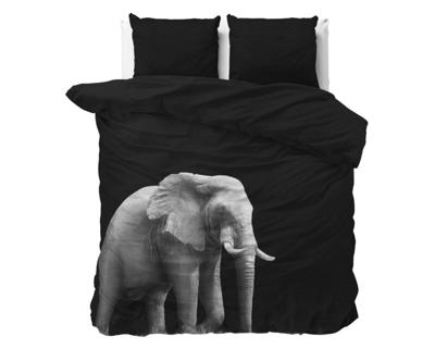 Sleeptime Elephant Zwart 200 x 200/220 cm