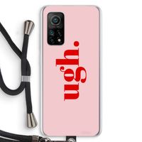 Ugh: Xiaomi Mi 10T 5G Transparant Hoesje met koord