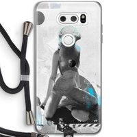 I will not feel a thing: LG V30 Transparant Hoesje met koord