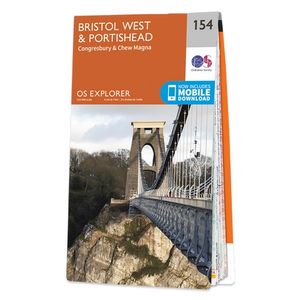 Wandelkaart - Topografische kaart 154 OS Explorer Map Bristol West, Po