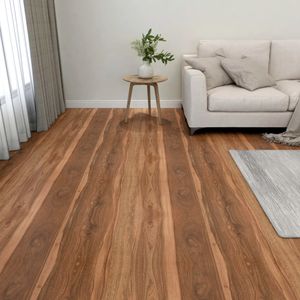 VidaXL Vloerplanken zelfklevend 55 st 5,11 m² pvc bruin
