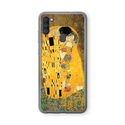 Der Kuss: Samsung Galaxy A11 Transparant Hoesje