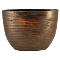 Pot funchal ovaal 50x20x36cm goud