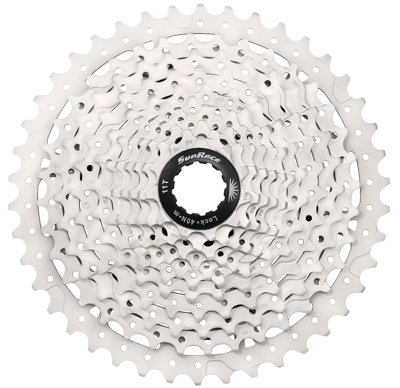 Sunrace cassette 10 speed cs-ms3 11-46t zilver