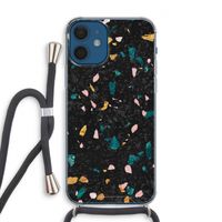 Terrazzo N°10: iPhone 12 Transparant Hoesje met koord