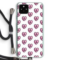 GIRL POWER: Pixel 5a 5G Transparant Hoesje met koord
