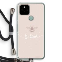 Be(e) kind: Pixel 5 Transparant Hoesje met koord