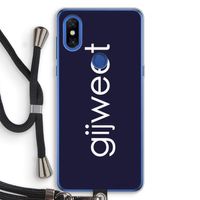 Gijweet: Xiaomi Mi Mix 3 Transparant Hoesje met koord
