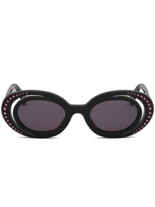 Marni Eyewear lunettes de soleil ovales Zion Canyon - Noir