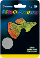 Superfish Fluo Guppy Aquarium - Fluorescerende Ornamenten & Blauwe LED-licht, Energiezuinig